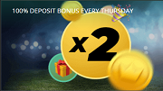 1xbit bonus x 2